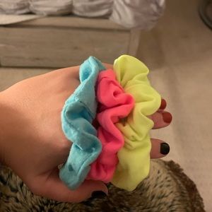 ON DEPOP: neon scrunchie pack